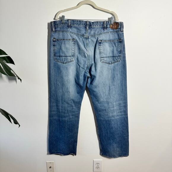 Ralph Lauren Ashmore Jeans Men 40x30 Blue Original Straight Classic Old Money - Picture 2 of 11